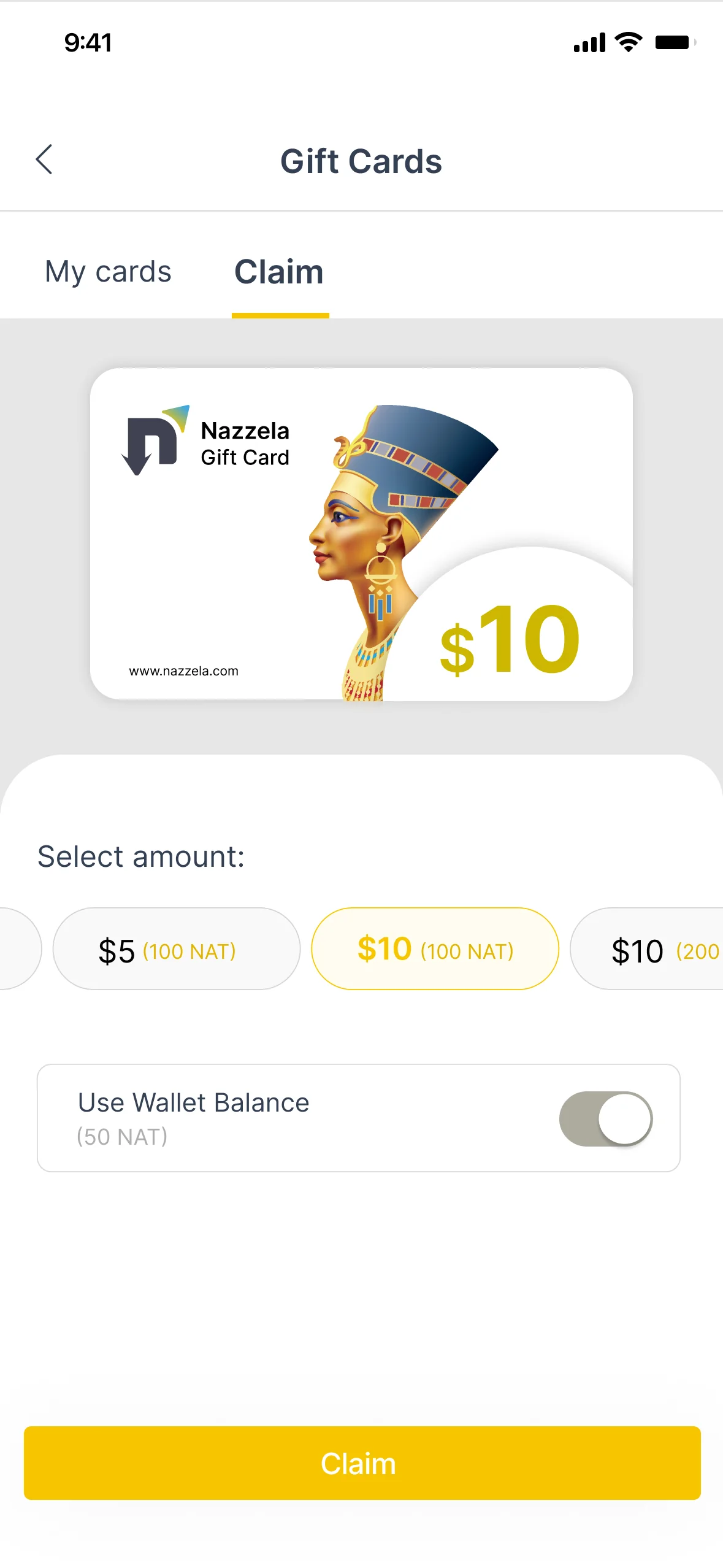 Gift Card Purchase